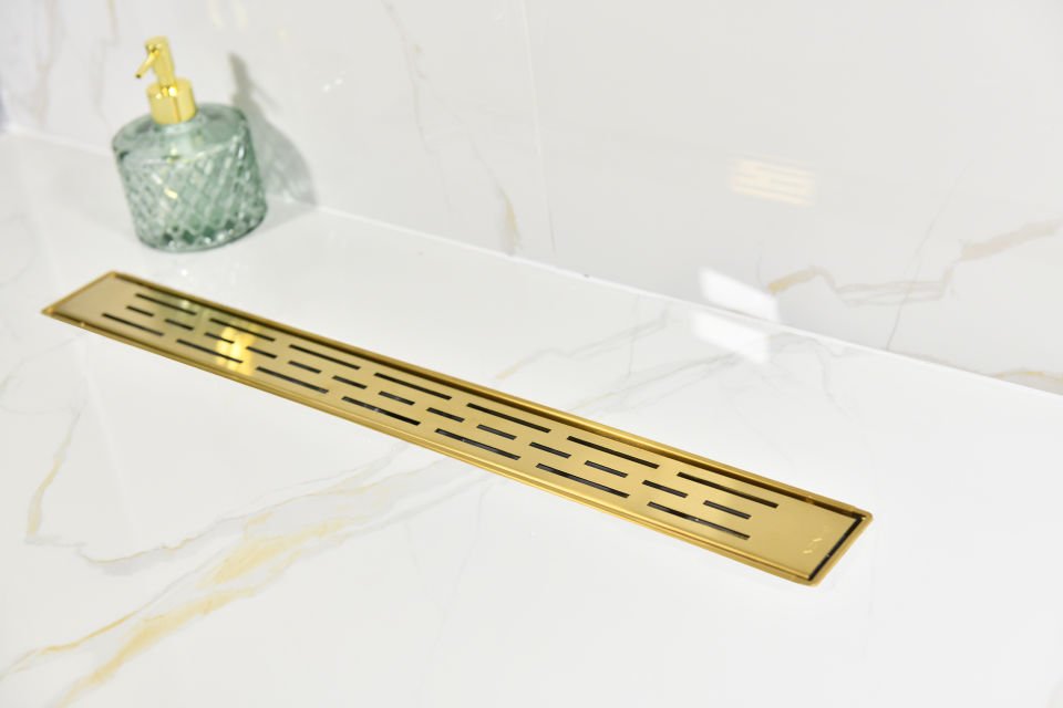 Klasik Seri 50 cm Slot Gold Duş Kanalı