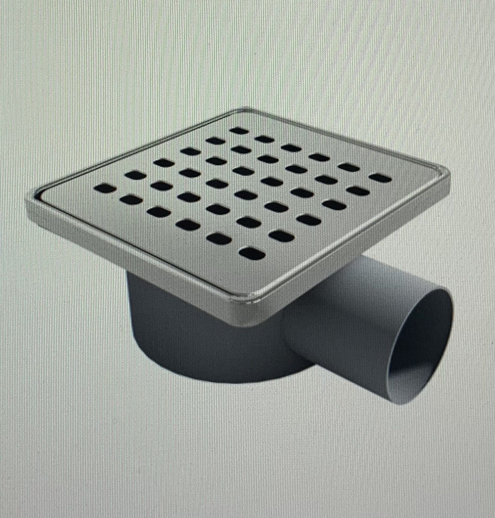 10x10 cm Metal Çerçeveli Yer Süzgeci