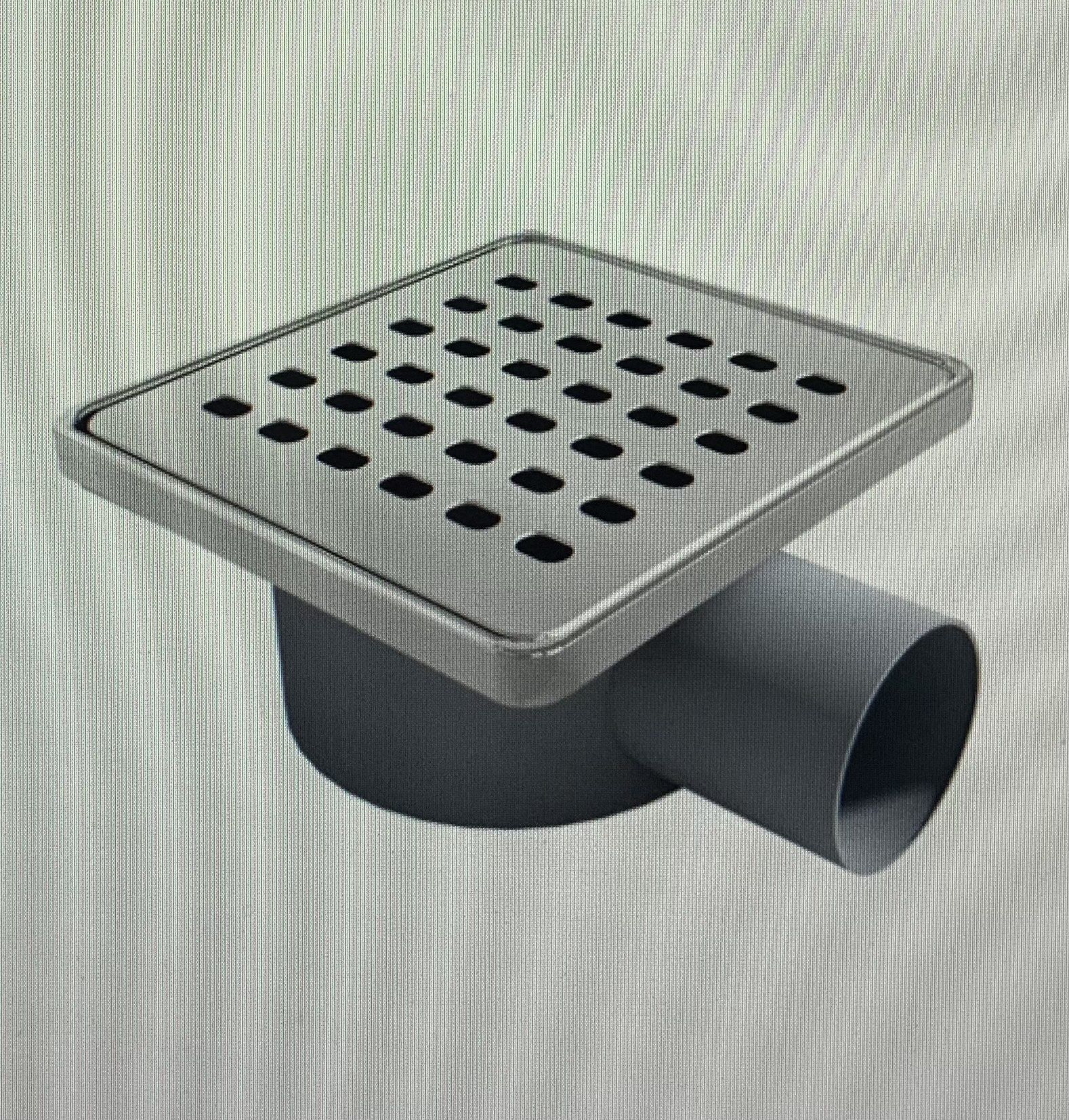 10x10 cm Metal Çerçeveli Yer Süzgeci