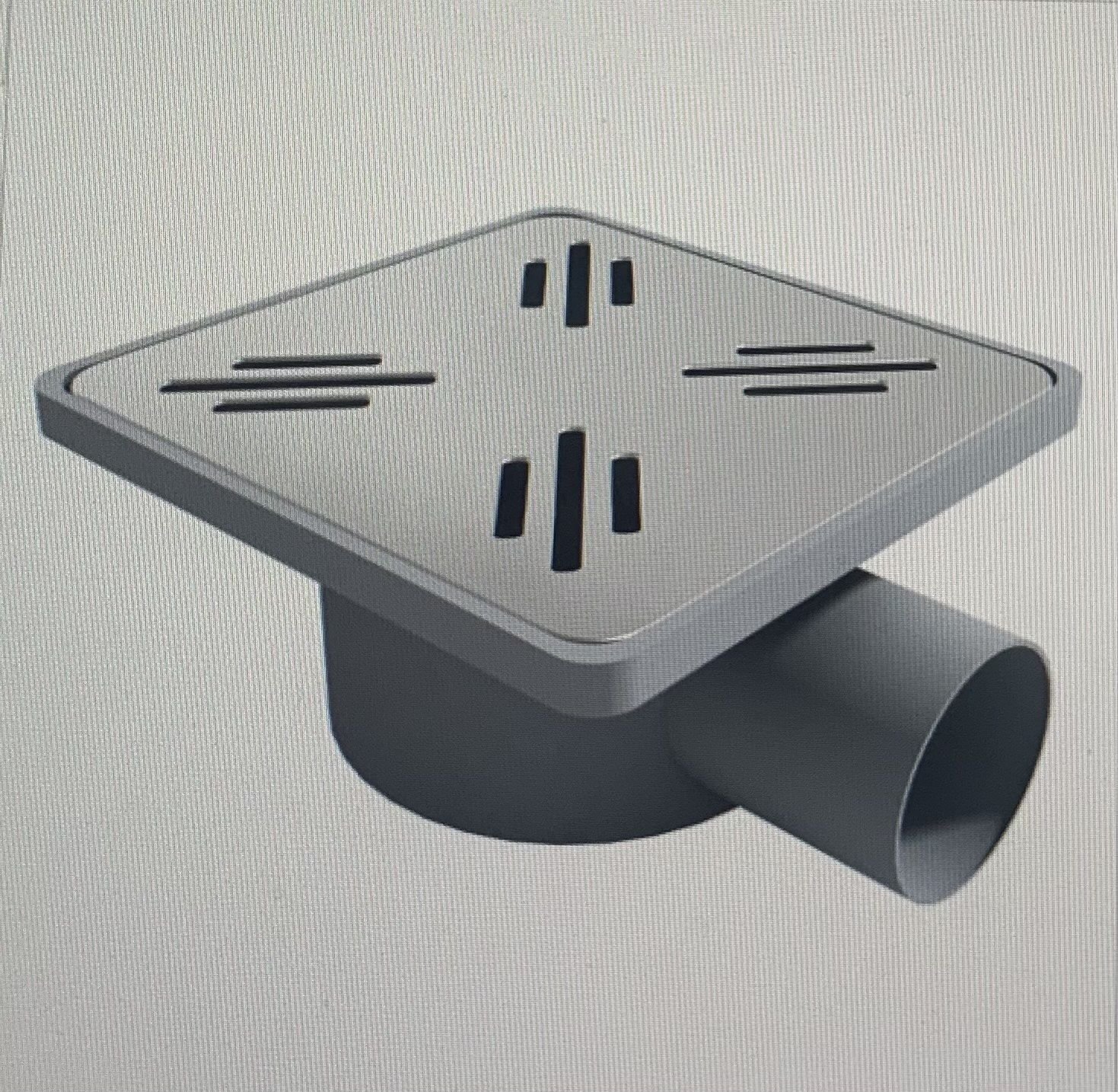 15x15 cm Plastik Çerçeveli Yer Süzgeci