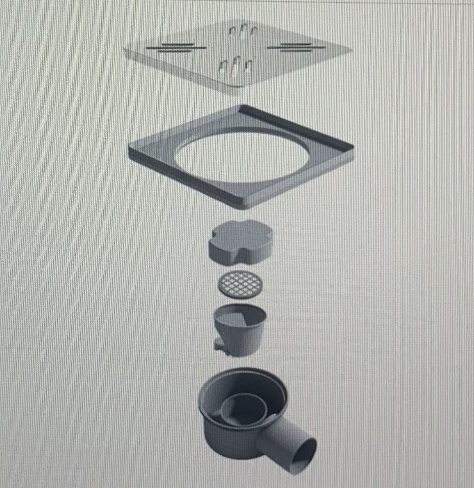 15x15 cm Plastik Çerçeveli Yer Süzgeci